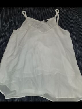 torrid White V-Neck Spaghetti Strap Cami
